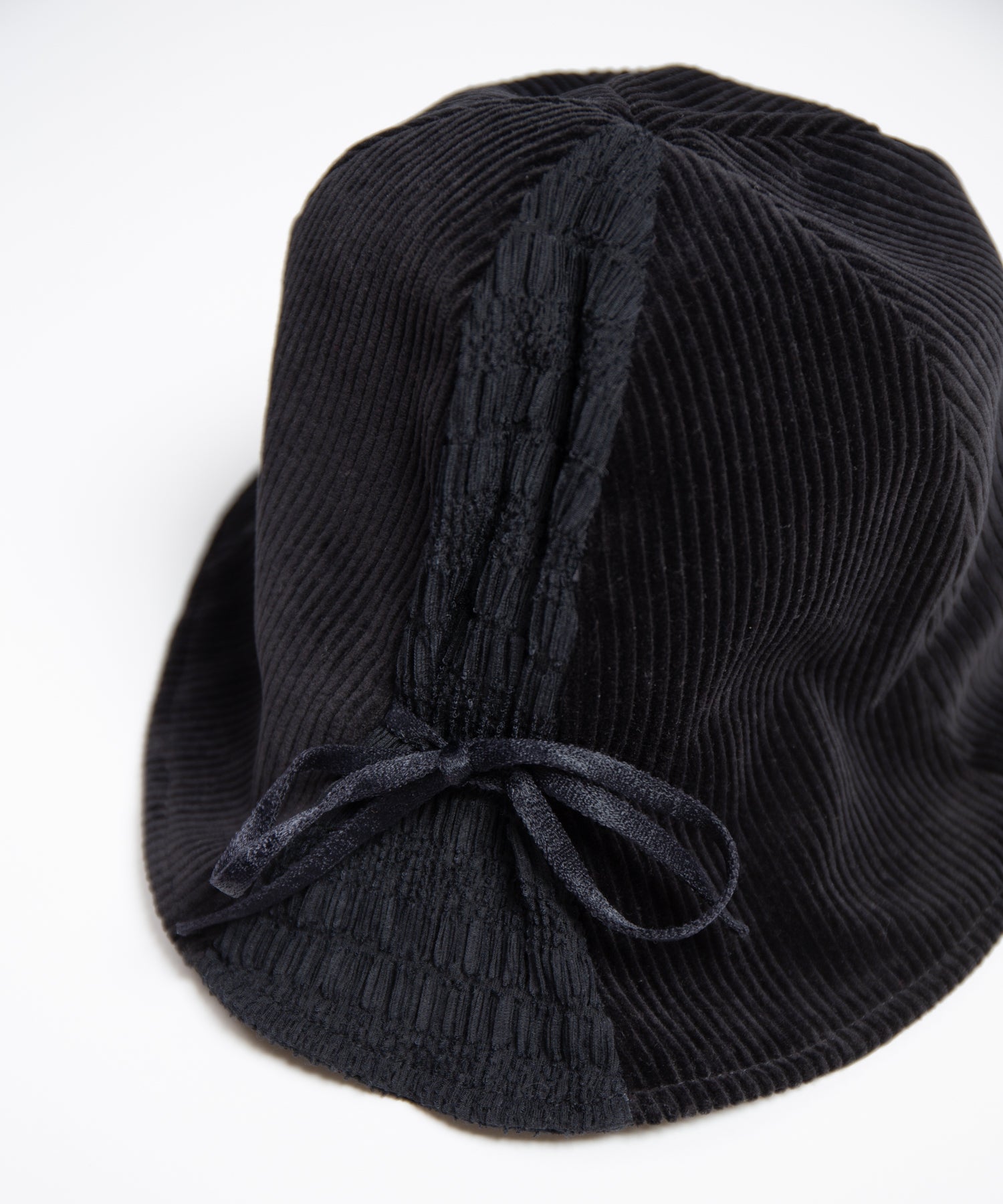 【Racal】Corduroy Ribbon Tulip Hat