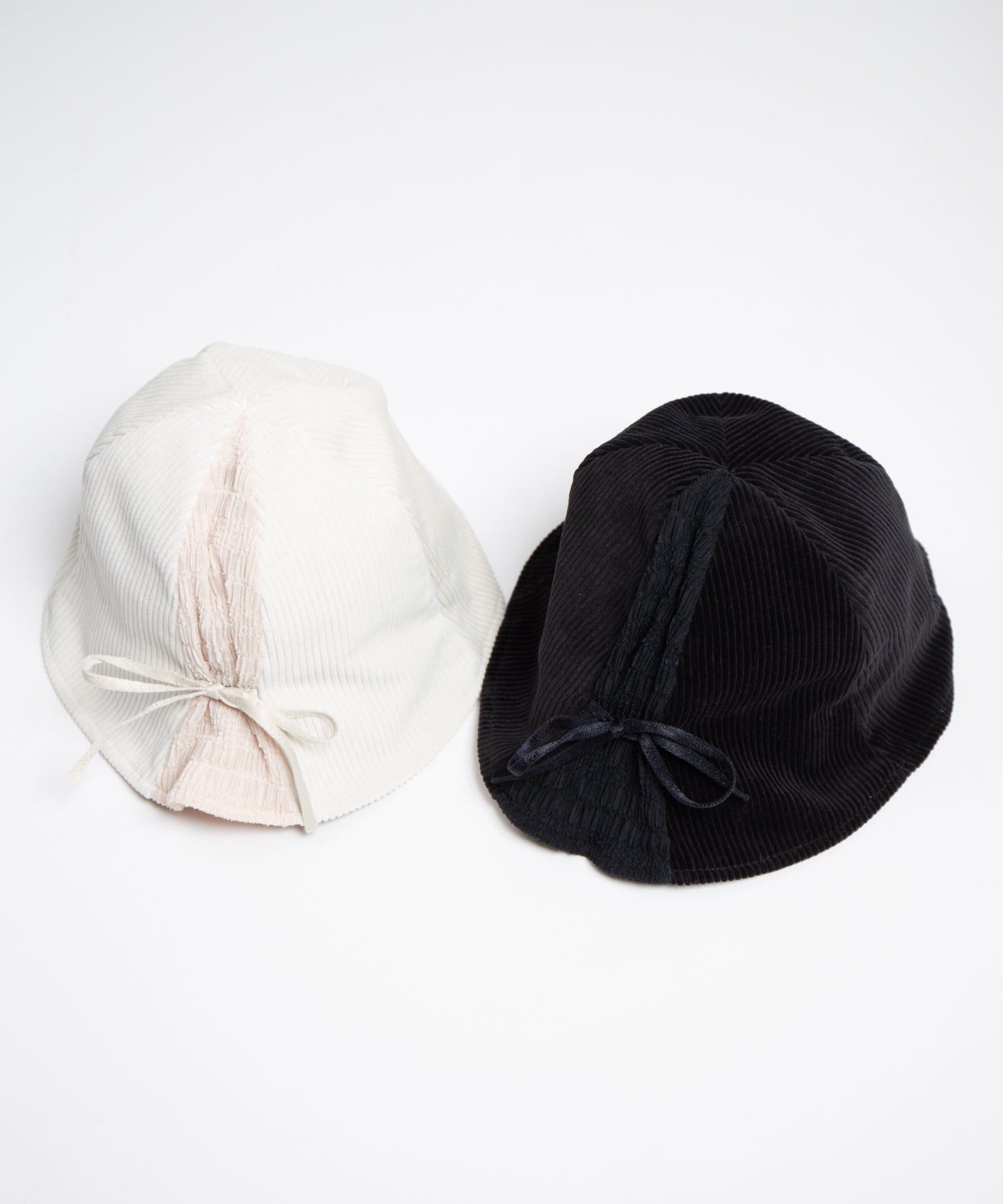 【Racal】Corduroy Ribbon Tulip Hat